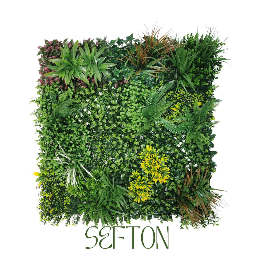 Sefton Artificial Living Wall | 1m × 1m | www.greatslatwall.co.uk