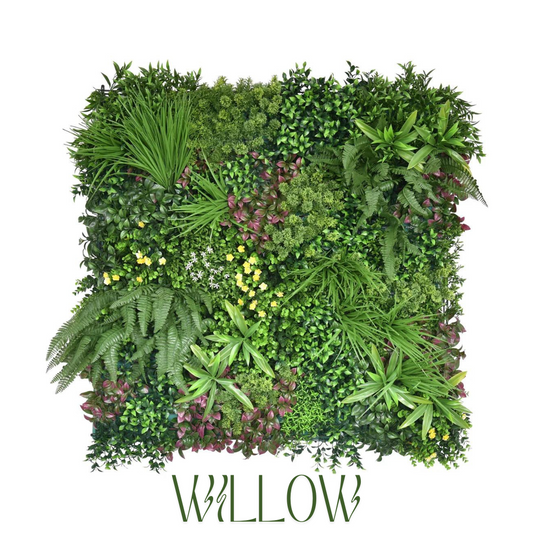 Willow Artificial Living Wall | 1m × 1m | www.greatslatwall.co.uk
