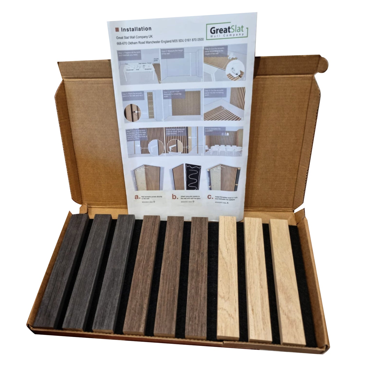 Great Slat Wall Sample Pack