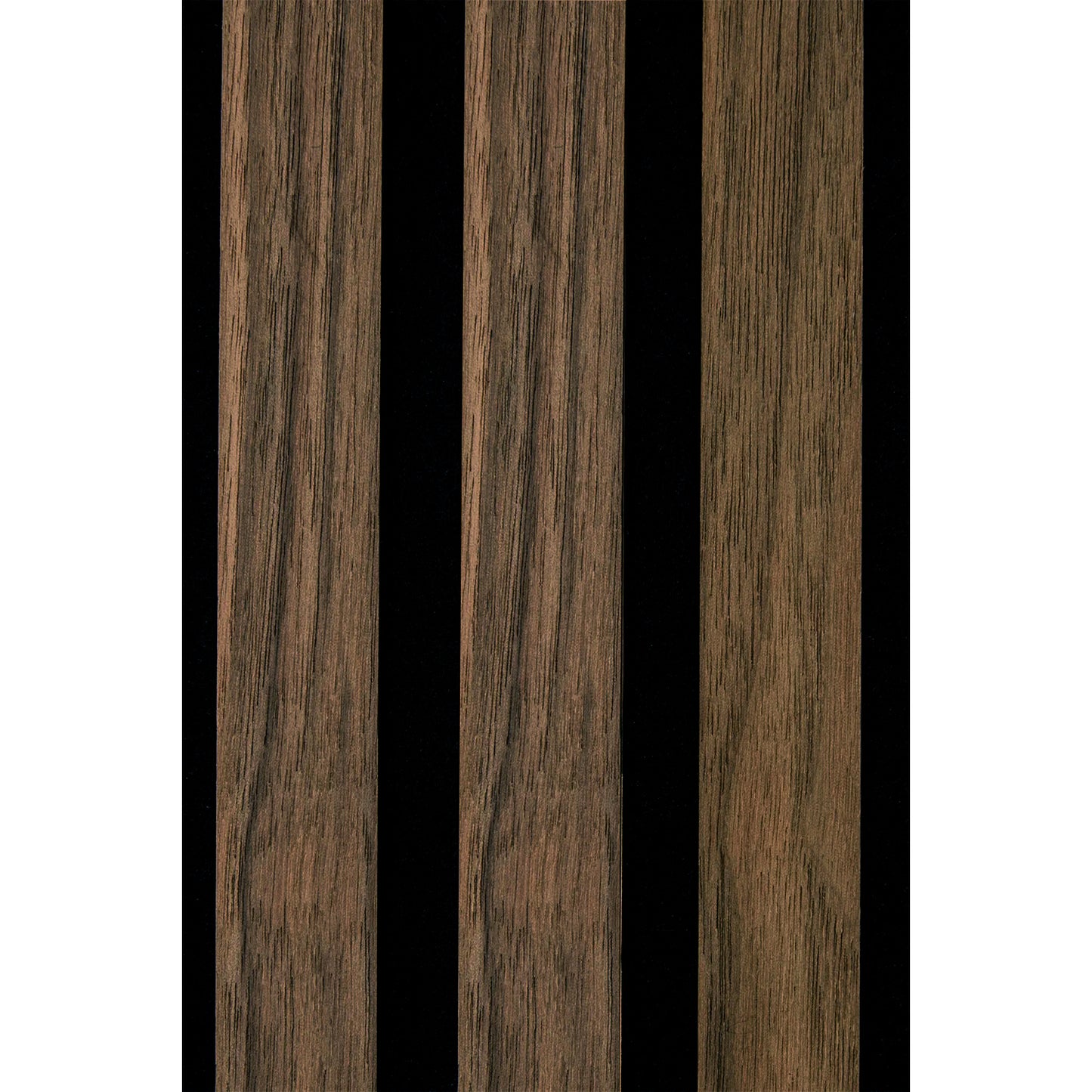 Walnut Contemporary Decorative Acoustic Wooden Wall Panel 2400mm x 600mm