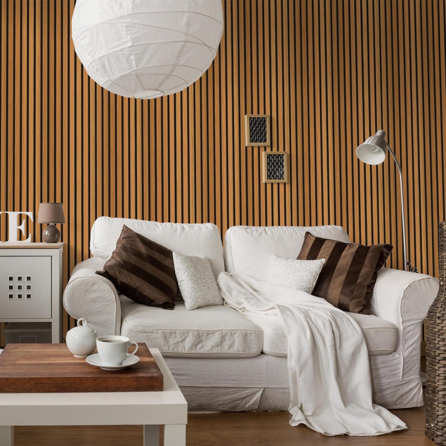 Maple Contemporary Decorative Acoustic Wooden Wall Panel 2400mm x 600mm