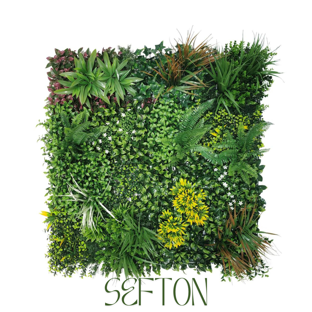 Sefton Artificial Living Wall | 1m × 1m | www.greatslatwall.co.uk 