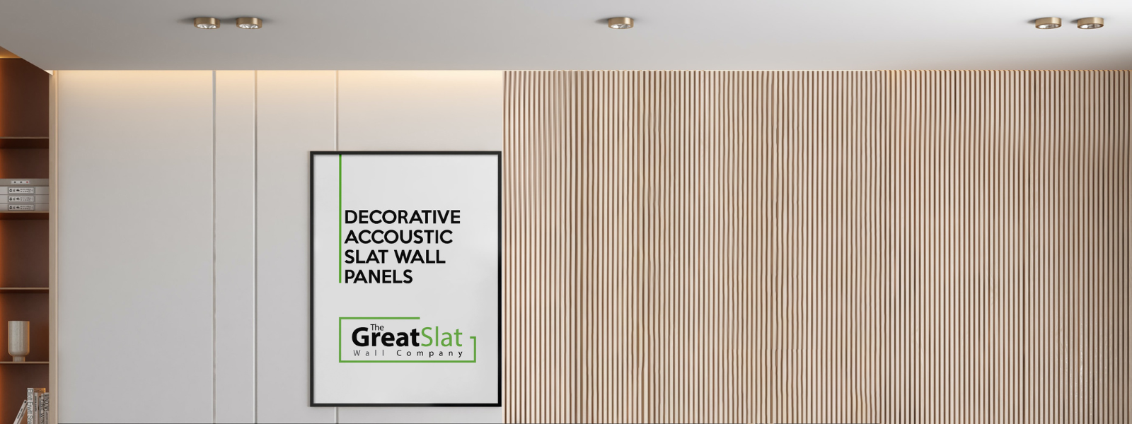 Acoustic Slat Walls now only £64.99