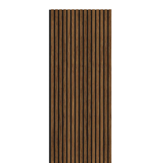 Chestnut Contemporary Decorative Acoustic Wooden Wall Panel 2400mm x 600mm